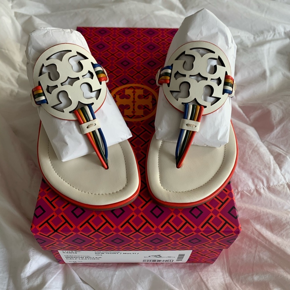 Tory Burch Multi-color Mignon Miller Sandal.